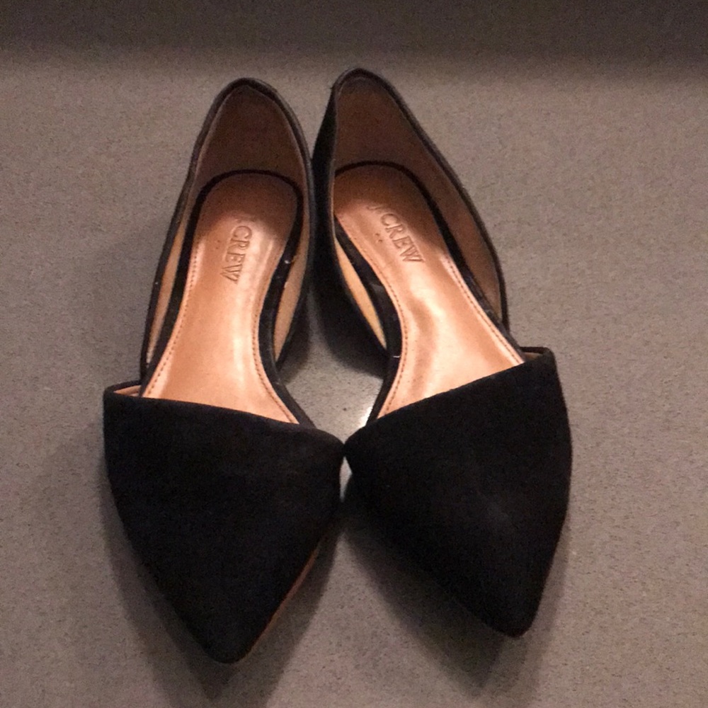 J Crew Zoe D’Orsay flats size 5.